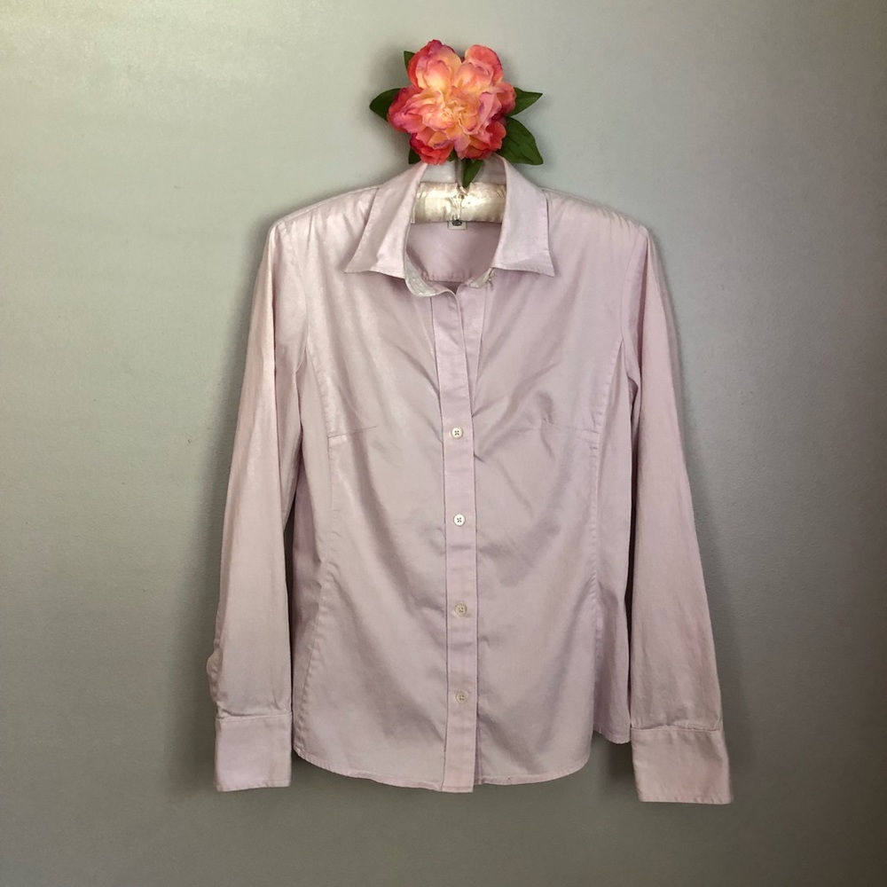 Banana Republic Shirt Button Down Pink Sz S